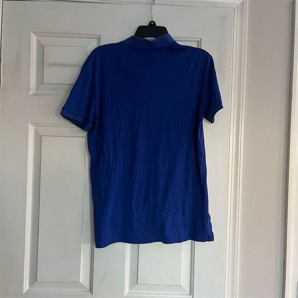 Ralph Lauren Men's Blue Polo Shirt L Pima Soft Touch Short Sleeve - Picture 6 of 6